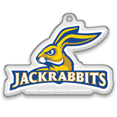 South Dakota State Jackrabbits - Jackrabbits Head Ornament & Bag Tag