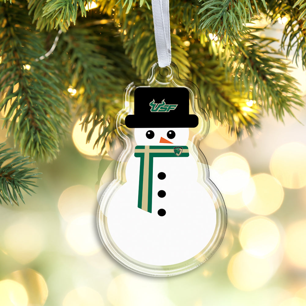 USF Bulls - USF Snowman Ornament