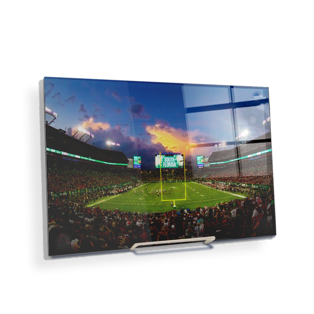 USF Bulls - South Florida Full House - College Wall Art #Canvas