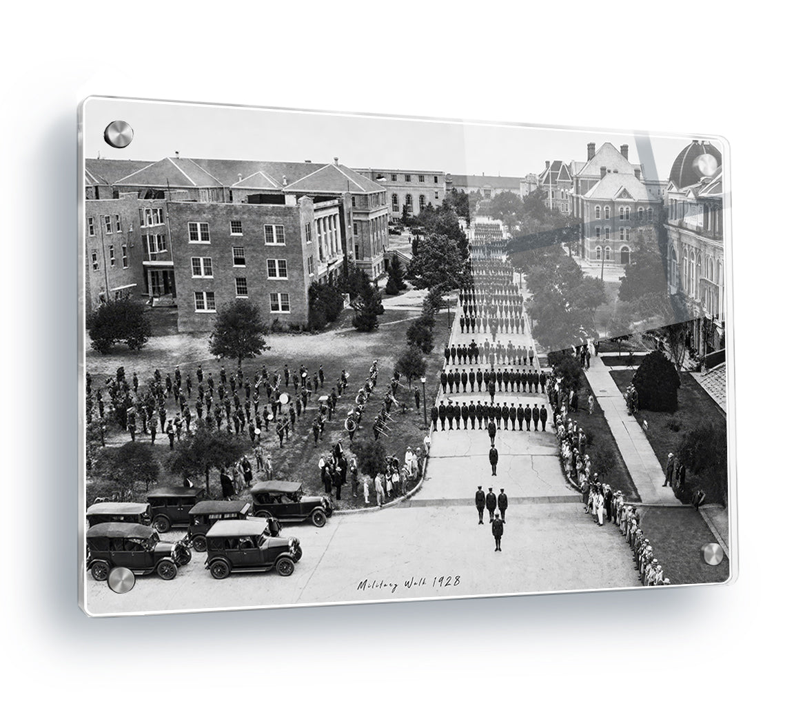 Texas A&M Aggies - Sesquicentennial Vintage A&M Military Walk 1928