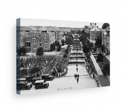 Texas A&M Aggies - Sesquicentennial Vintage A&M Military Walk 1928