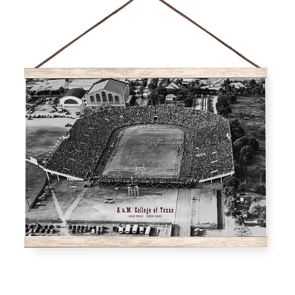Texas A&M Aggies - Sesquicentennial Vintage Kyle Field Circa 1940
