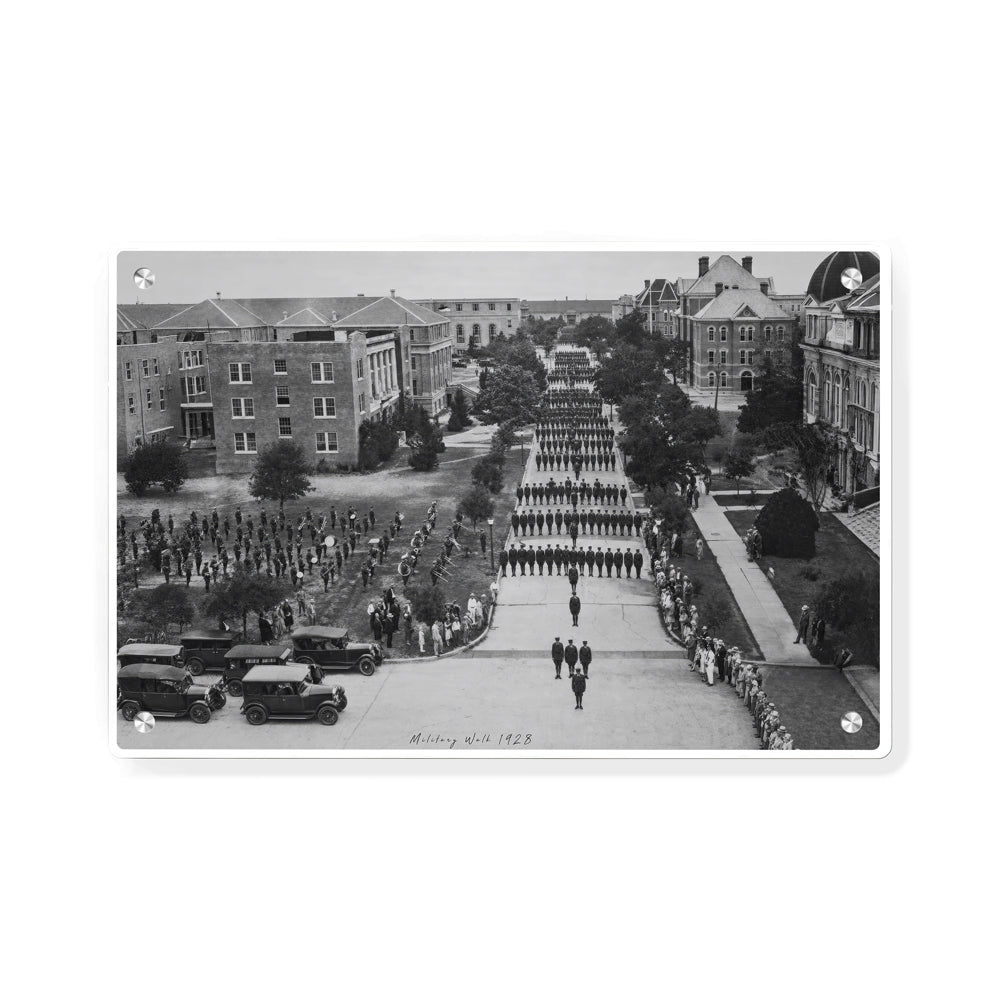 Texas A&M Aggies - Sesquicentennial Vintage A&M Military Walk 1928