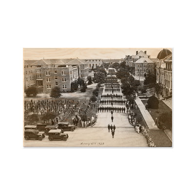 Texas A&M Aggies - Sesquicentennial Vintage A&M Military Walk 1928