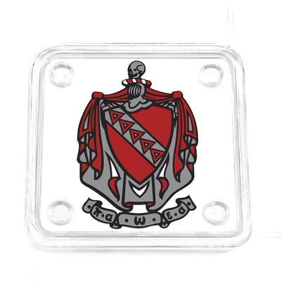 Tau Kappa Epsilon - TKE Coat of Arms Acrylic Drink Coaster