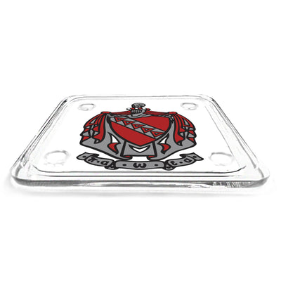 Tau Kappa Epsilon - TKE Coat of Arms Acrylic Drink Coaster