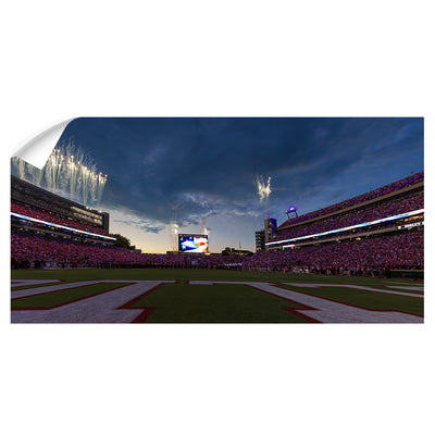 Georgia Bulldogs - National Anthem Panoramic - College Wall Art #Wall Decal