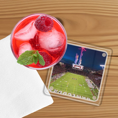 South Carolina Gamecocks - Fireworks Over Williams Brice Drink Coaster