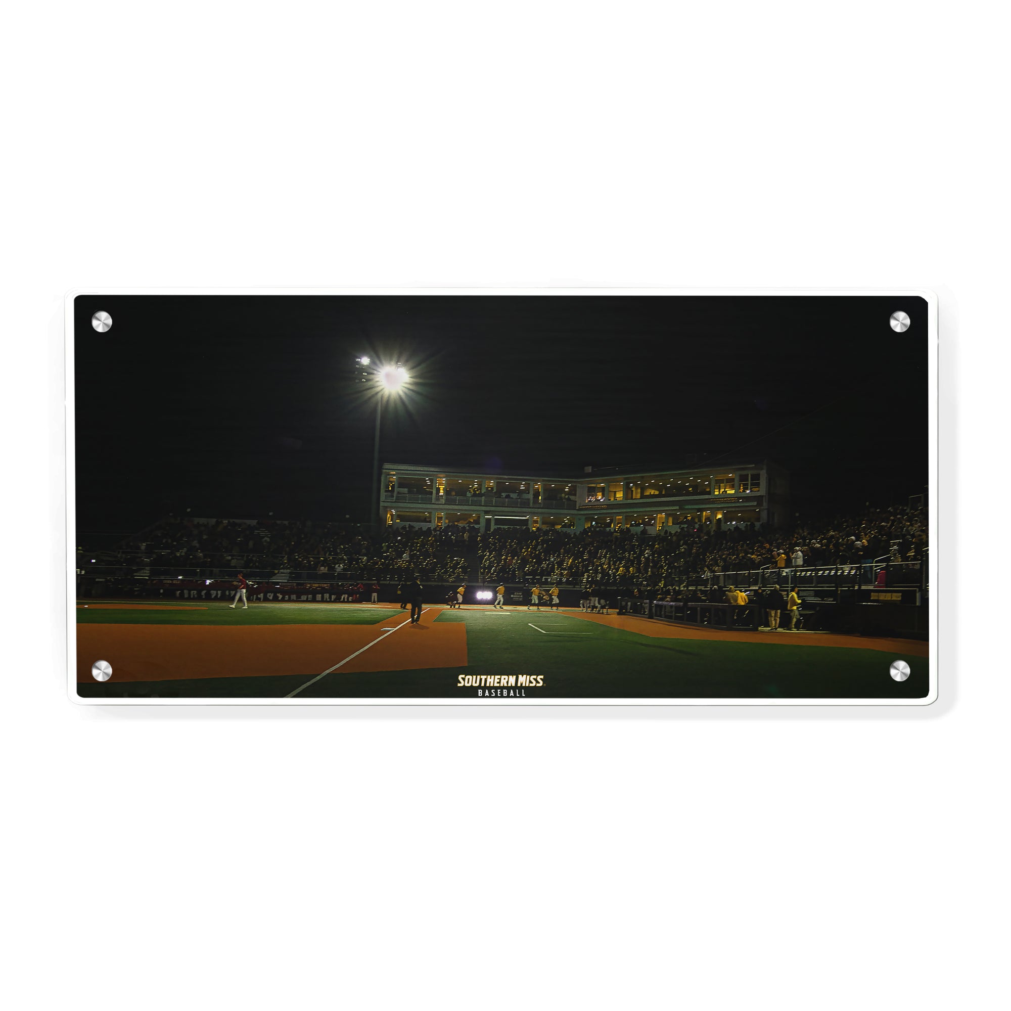 Southern Miss Golden Eagles - Southern Miss Baseball Panoramic - College Wall Art #Metal