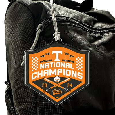 Tennessee Volunteers - Tennessee Baseball NCAA National Champions Dimensional Bag Tag & Ornament