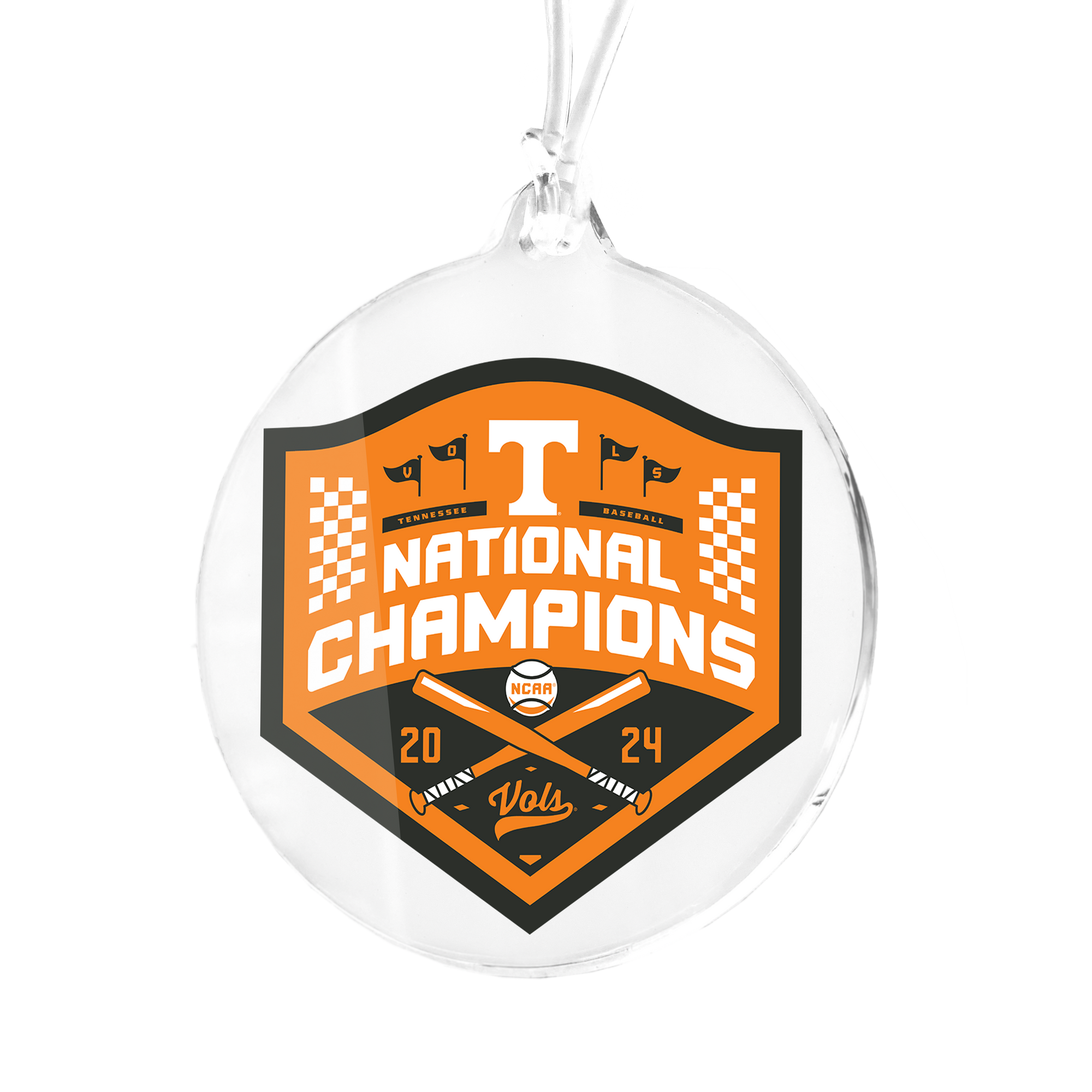 Tennessee Volunteers - Tennesse Baseball NCAA National Champions Bag Tag & Ornament