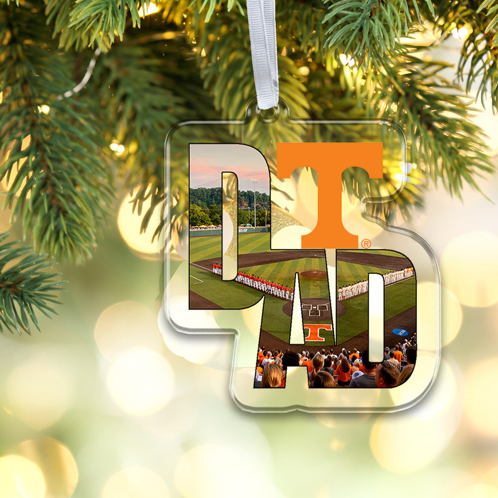 Tennessee Volunteers - Tennessee Baseball Dad Ornament & Bag Tag