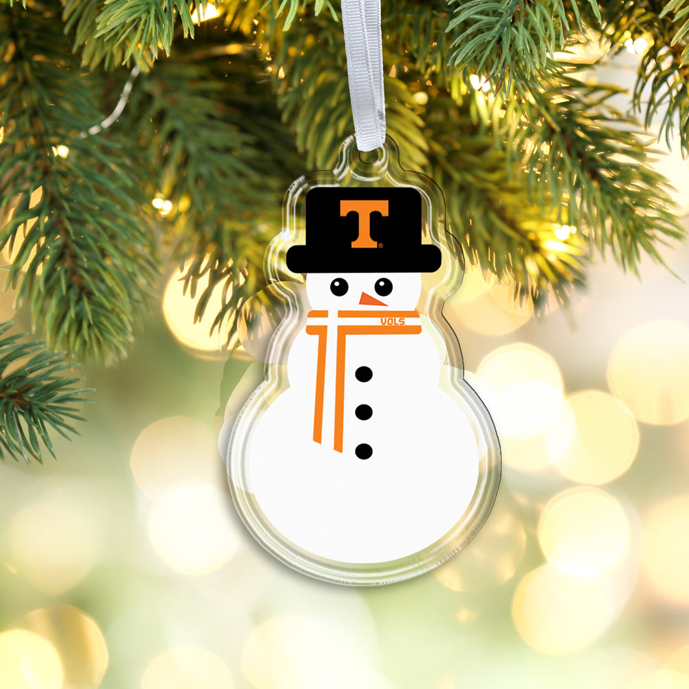 Tennessee Volunteers - Tennessee Snowman Ornament