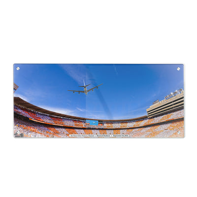 Tennessee Volunteers - Air Force One Flyover Neyland Stadium - College Wall Art #Acrylic