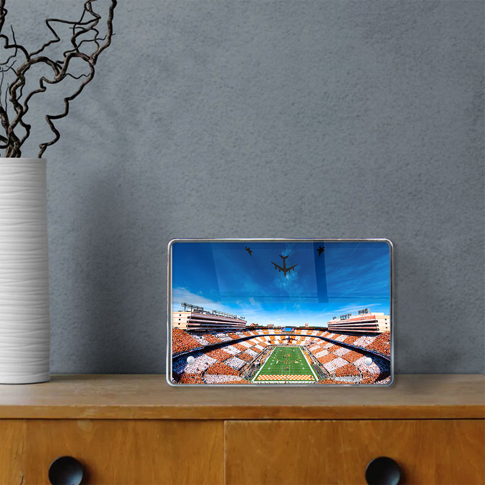 Tennessee Volunteers - National Anthem Flyover - College Wall Art #Acrylic Mini