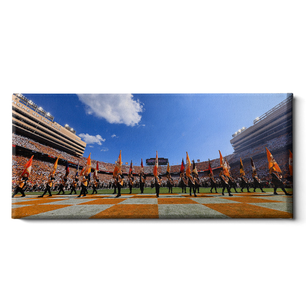 Tennessee Volunteers - Welcome to Checkered Neyland Panoramic - College Wall Art #Canvas