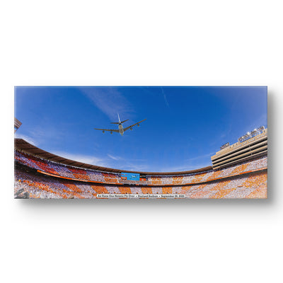 Tennessee Volunteers - Air Force One Flyover Neyland Stadium - College Wall Art #Canvas