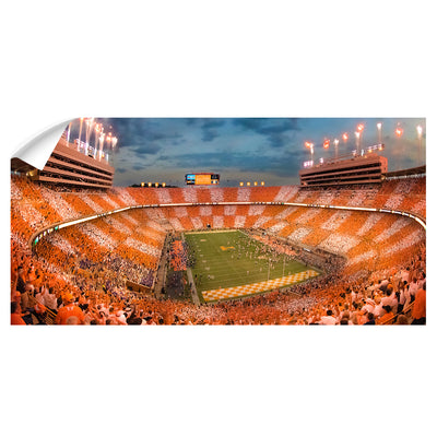 Tennessee Volunteers - Vols Beat the Gators Checker Neyland Panoramic - College Wall Art #Wall Decal
