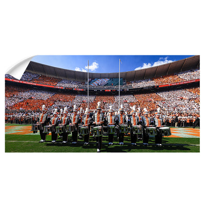 Tennessee Volunteers - Pride of the Southland Drumline Panoramic - College Wall Art #Wall Decal