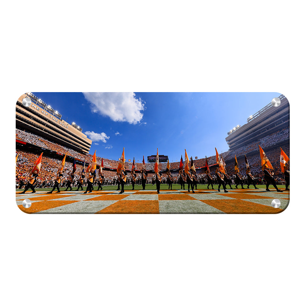 Tennessee Volunteers - Welcome to Checkered Neyland Panoramic - College Wall Art #Metal