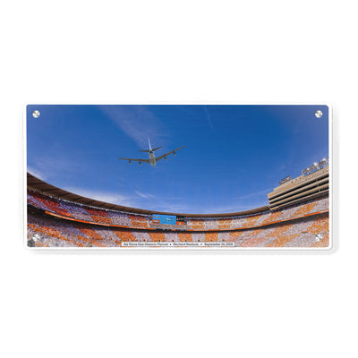 Tennessee Volunteers - Air Force One Flyover Neyland Stadium - College Wall Art #Metal