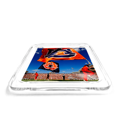 Auburn Tigers - Cheer Flags Drink Coaster