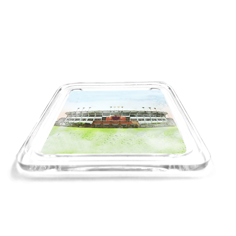 Auburn Tigers - Jordan Hare Stadium Watercolor Drink Coaster
