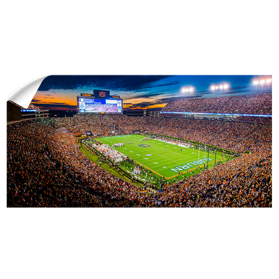Auburn Tigers - Auburn Lights Panoramic - College Wall Art #Wall Decal