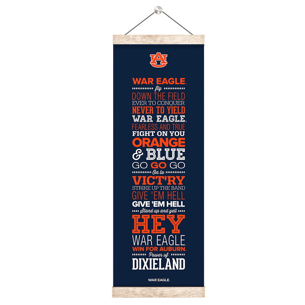 Auburn Tigers - Auburn War Eagle - College Wall Art#Hanging Canvas