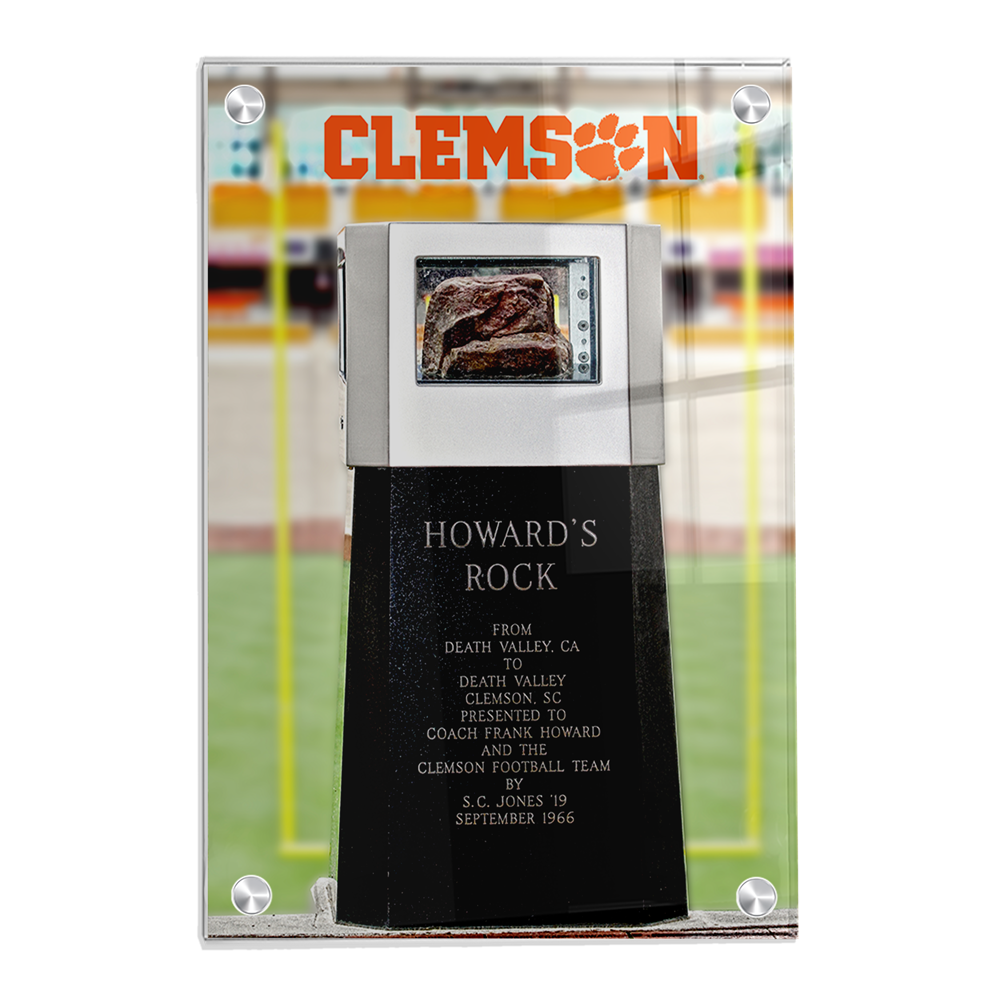 Clemson Tigers - Howards Rock - College Wall Art #Canvas