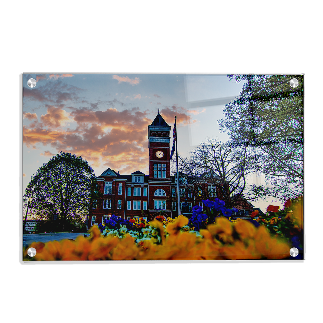 Clemson Tigers - Main Sunset - College Wall Art #Canvas