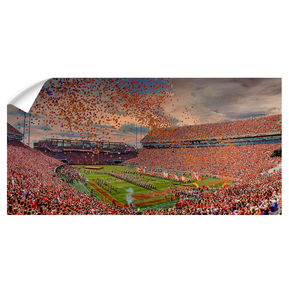 Clemson Tigers - Enter Clemson Pano - College Wall Art #Wall Decal