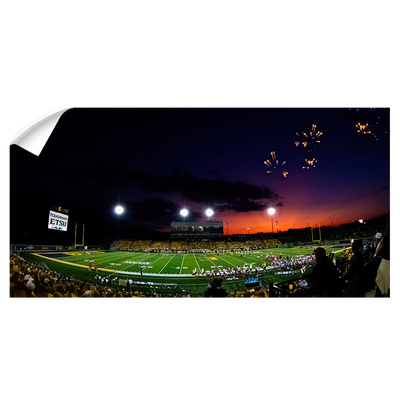 ETSU - Sunset Touchdown Panoramic - College Wall Art#Wall Decal