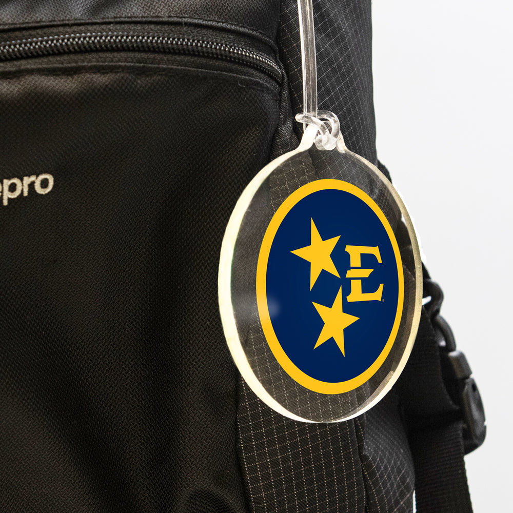 ETSU - Tri Star Bucs Ornament & Bag Tag