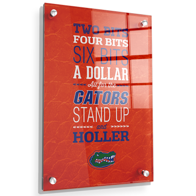 Florida Gators - Mr Two Bits - College Wall Art #Acrylic