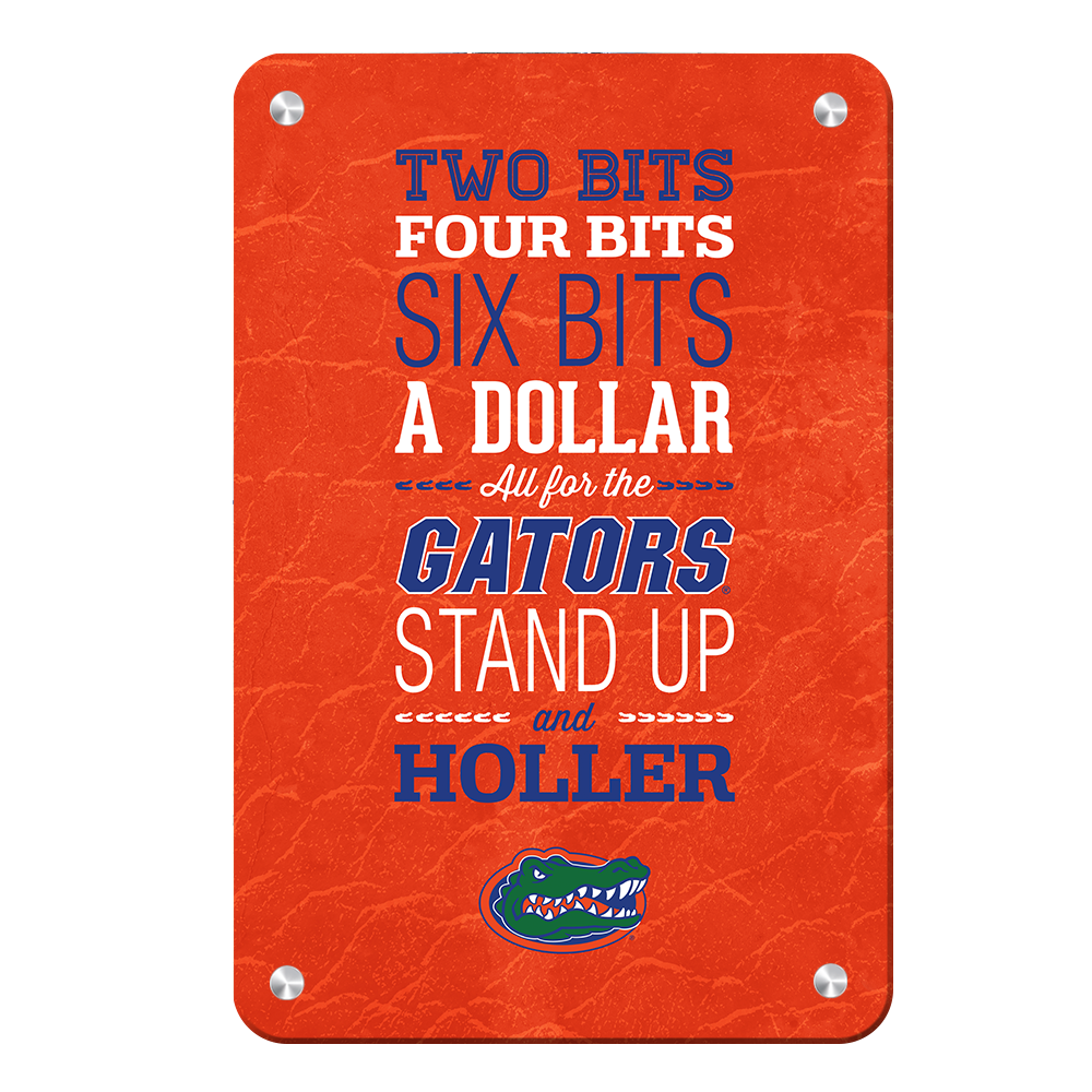 Florida Gators - Mr Two Bits - College Wall Art #Metal