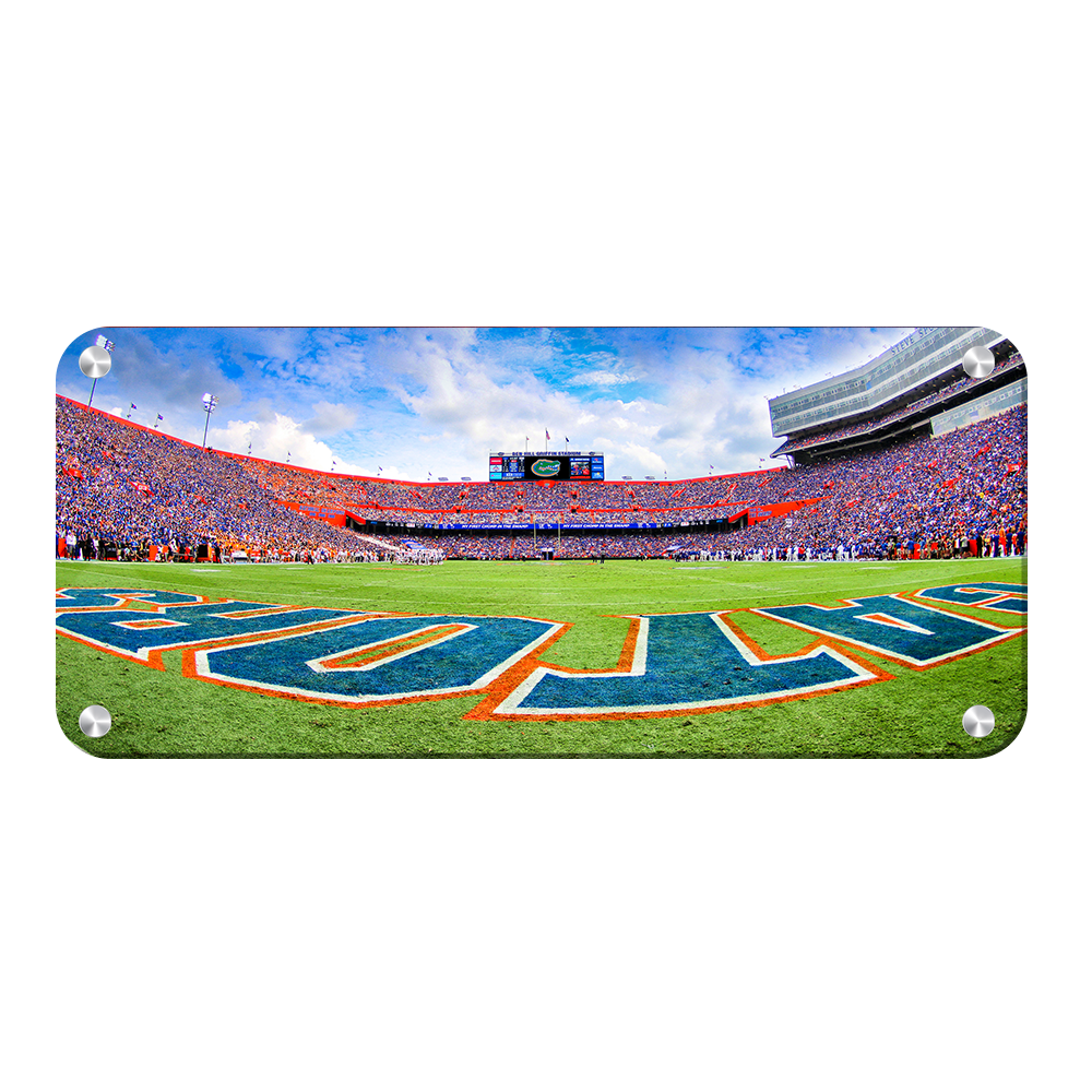 Florida Gators - The Swamp Panoramic - College Wall Art #Metal