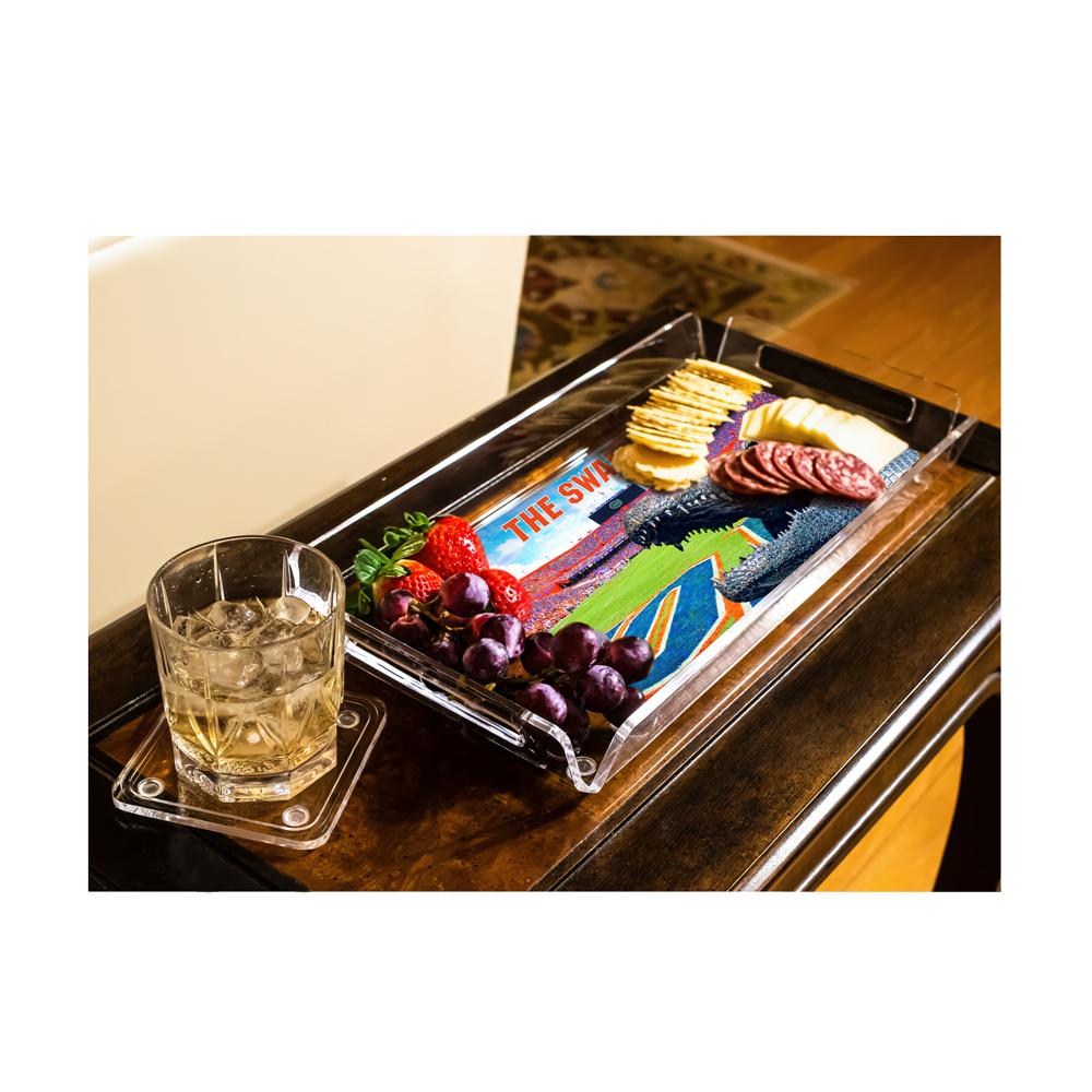 Florida Gators - Bull Gator Swamp Decorative Serving Tray