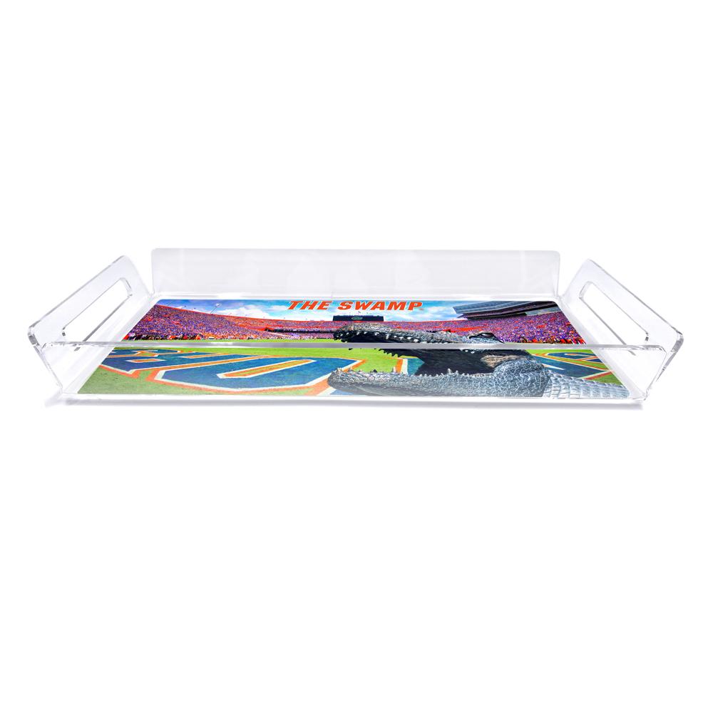 Florida Gators - Bull Gator Swamp Decorative Serving Tray