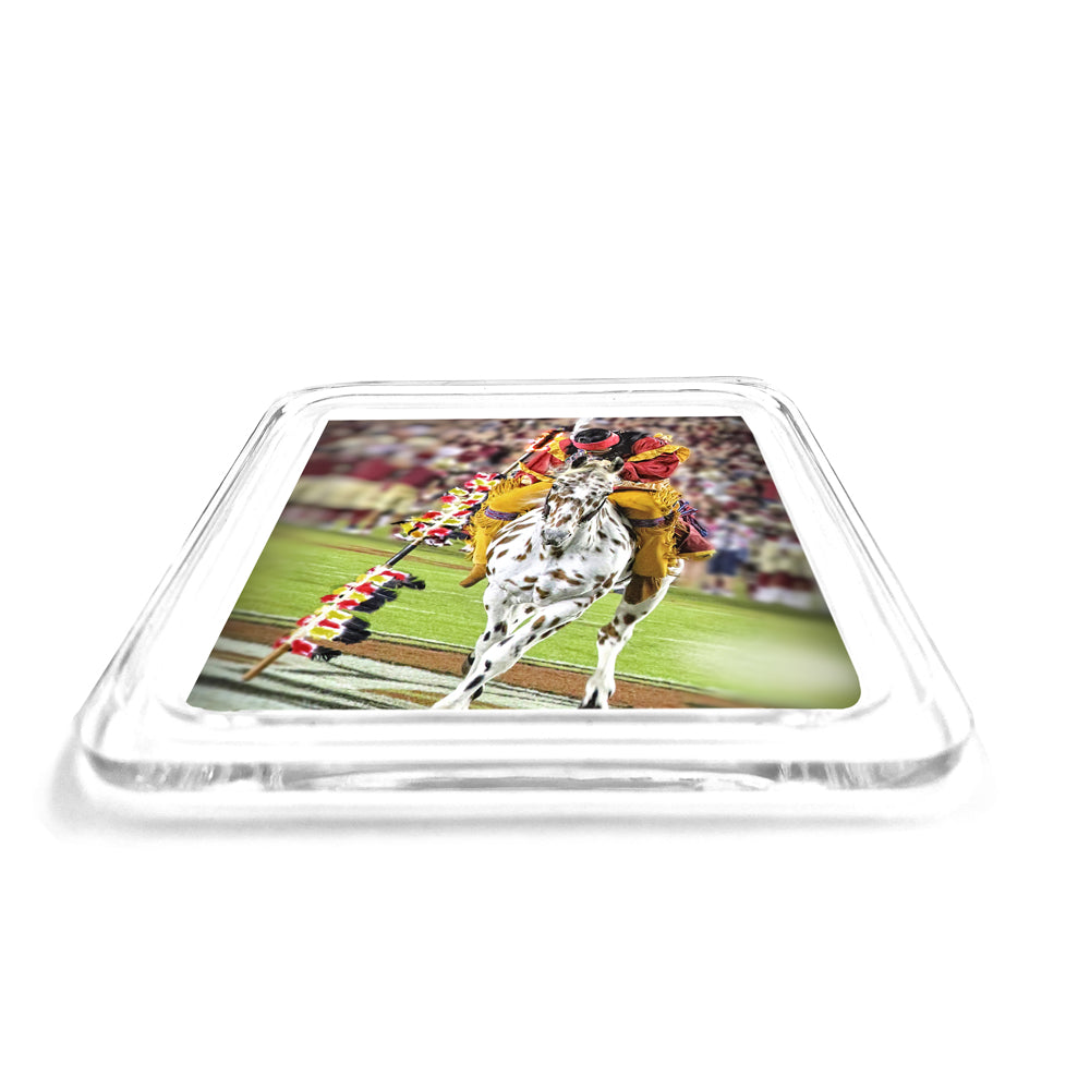 Florida State Seminoles - Osceola Spear Drink Coaster