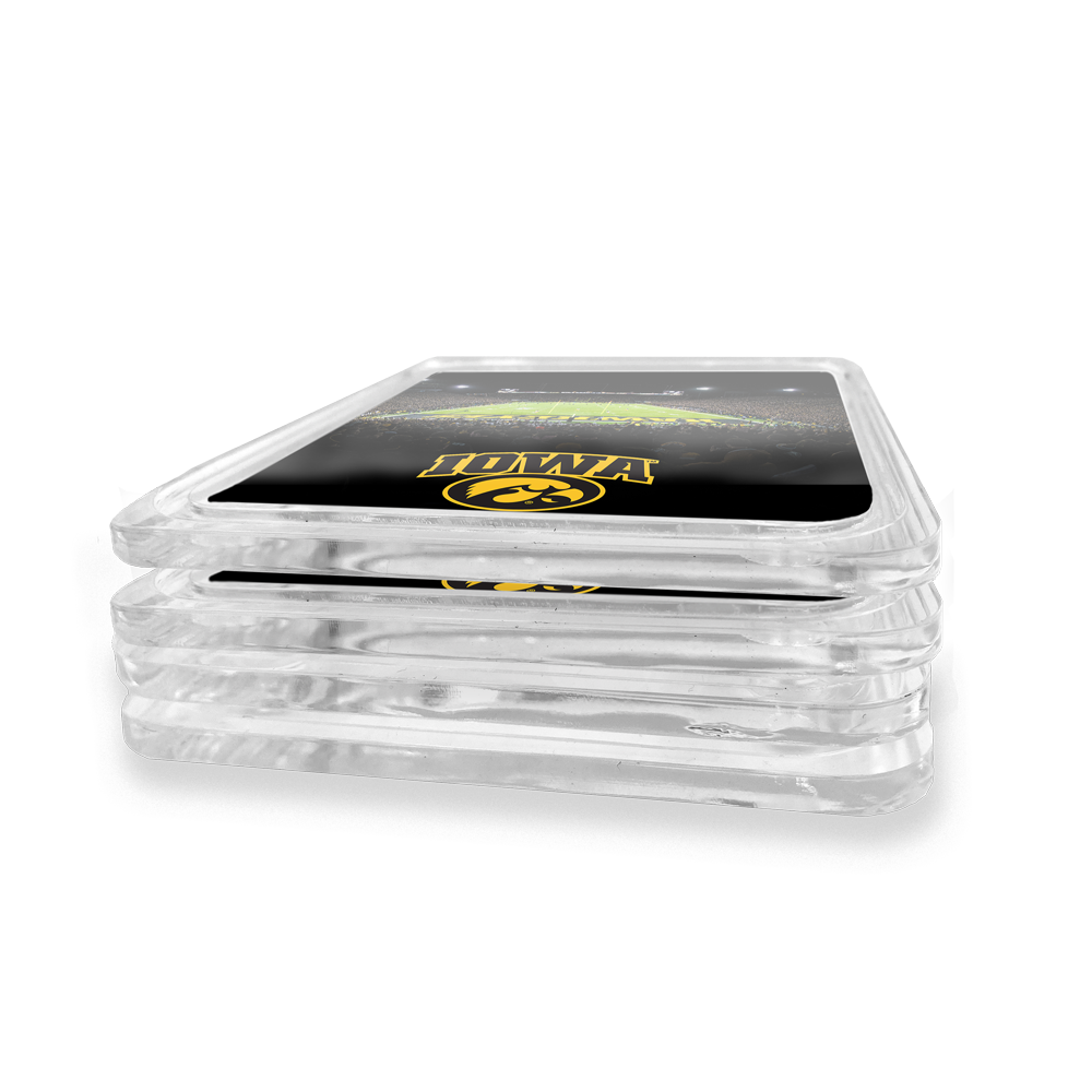 Iowa Hawkeyes - Iowa Blackout Drink Coaster