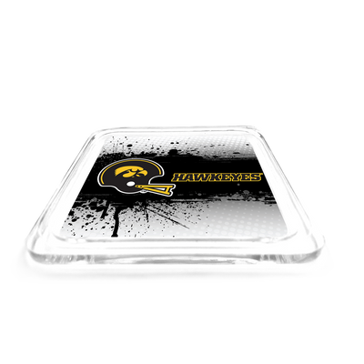 Iowa Hawkeyes - Iowa Black Helmet Hawkeyes Drink Coaster