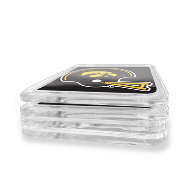 Iowa Hawkeyes - Iowa Helmet Drink Coaster