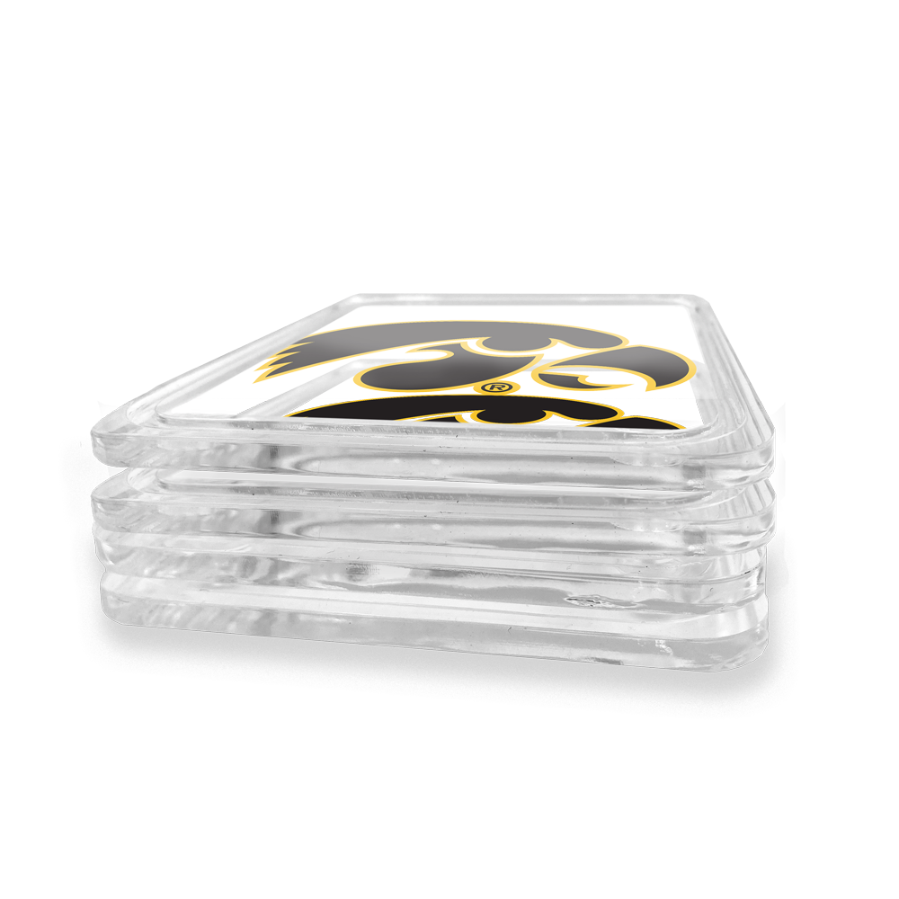 Iowa Hawkeyes - Tigerhawk Drink Coaster
