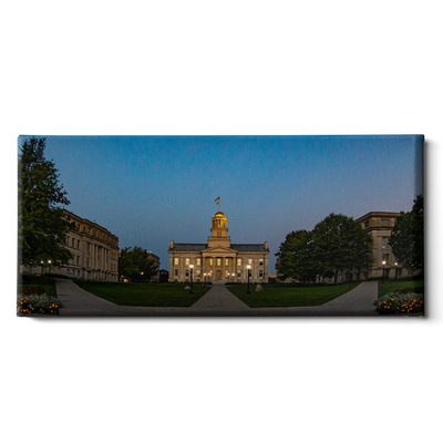 Iowa Hawkeyes - Old Capitol Sunrise - College Wall Art #Canvas