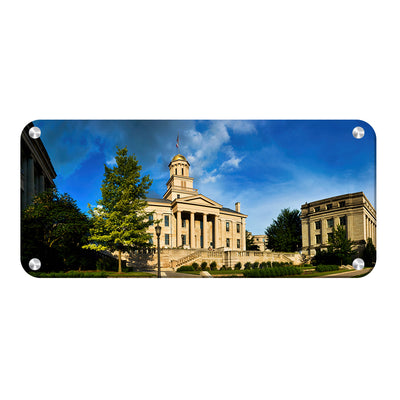 Iowa Hawkeyes - The Old Capital Pano - College Wall Art #Metal