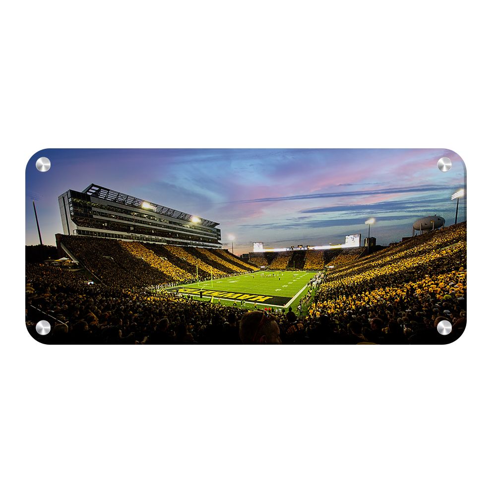 owa Hawkeyes - Kinnick Stadium Paint Pano - College Wall Art #Metal