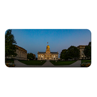 Iowa Hawkeyes - Old Capitol Sunrise - College Wall Art #PVC