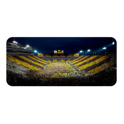 Iowa Hawkeyes - Swarmin' & Stomin' Panoramic - College Wall Art #PVC