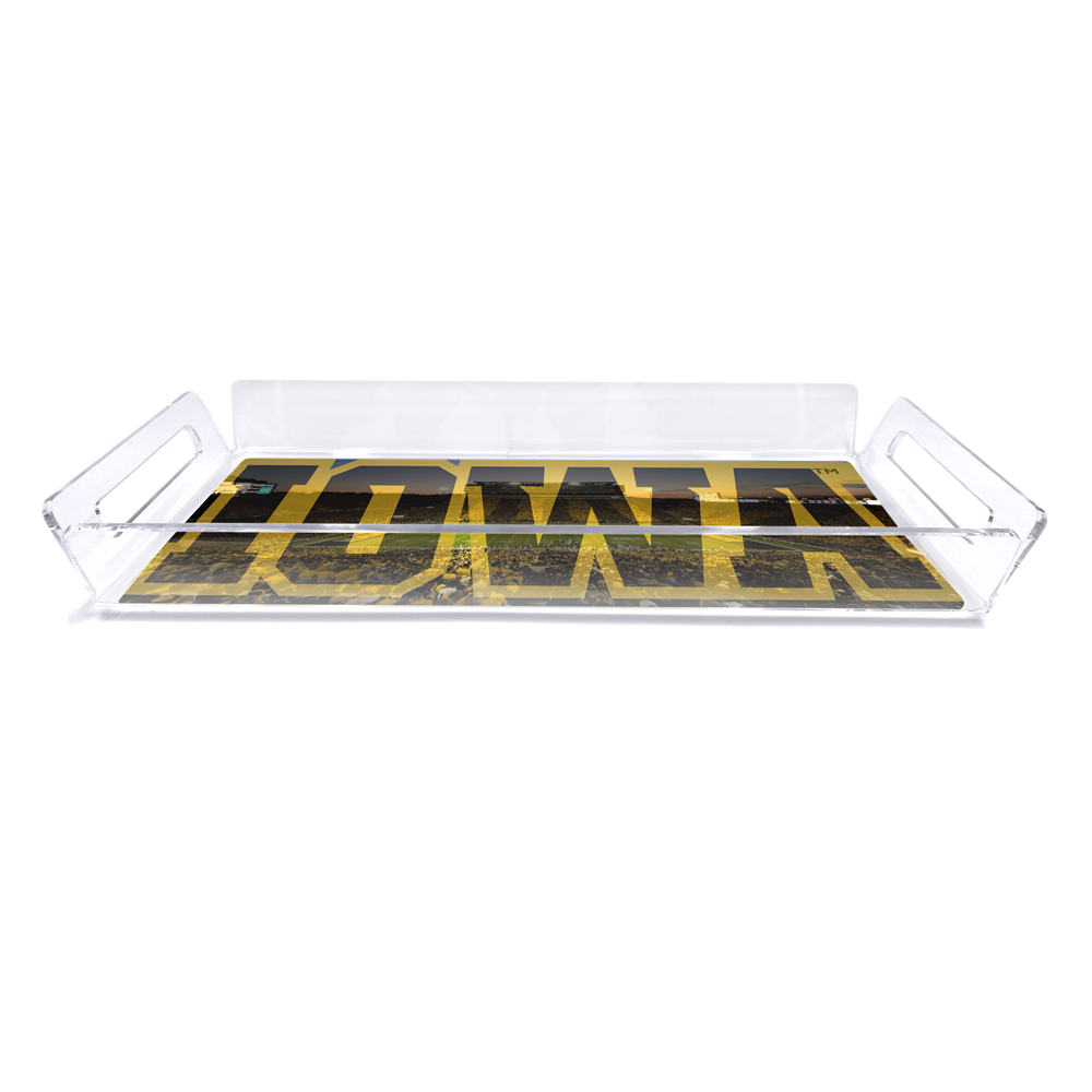 Iowa Hawkeyes - Iowa Decorative Serving Tray